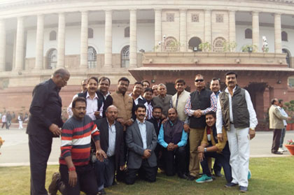 NCIC MEMBERS VISTING PARLIAMENT, GOVERNMENT OF INDIA, NEW DELHI ON 11TH DECEMBER, 2015
